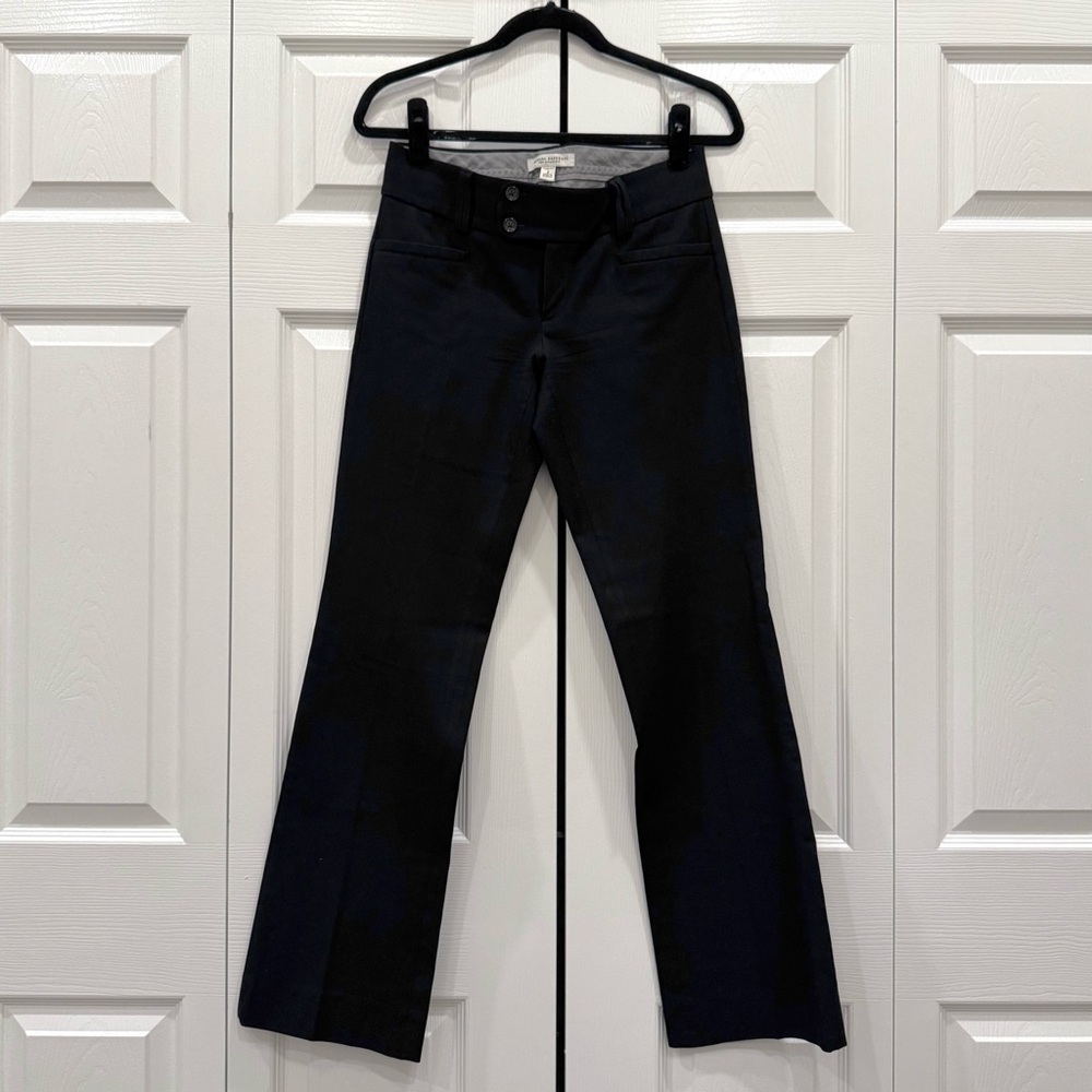 Banana Republic Low Rise Sloan Stretch Fit Trousers in Black